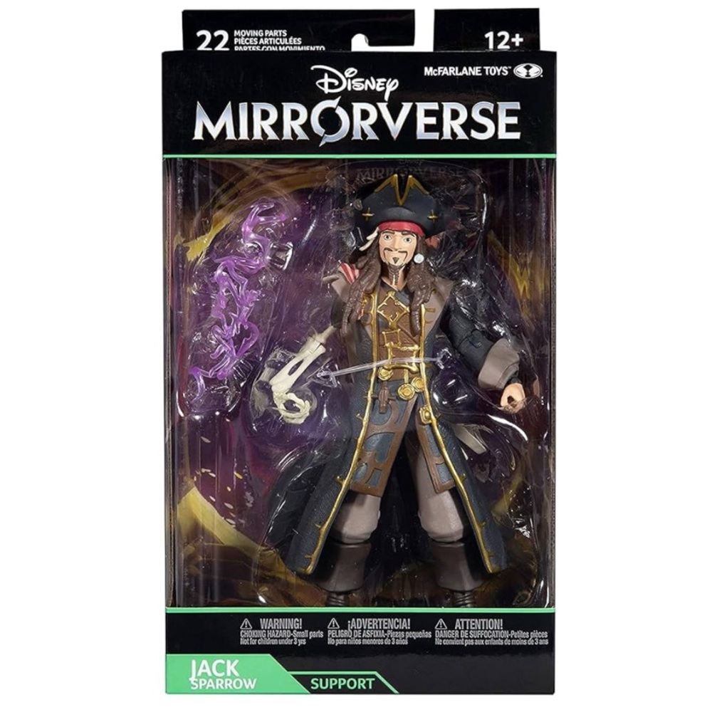 Disney Jack Sparrow MIRRORVERSE 7IN Action Figure WV1 Wave 1 McFarlane New